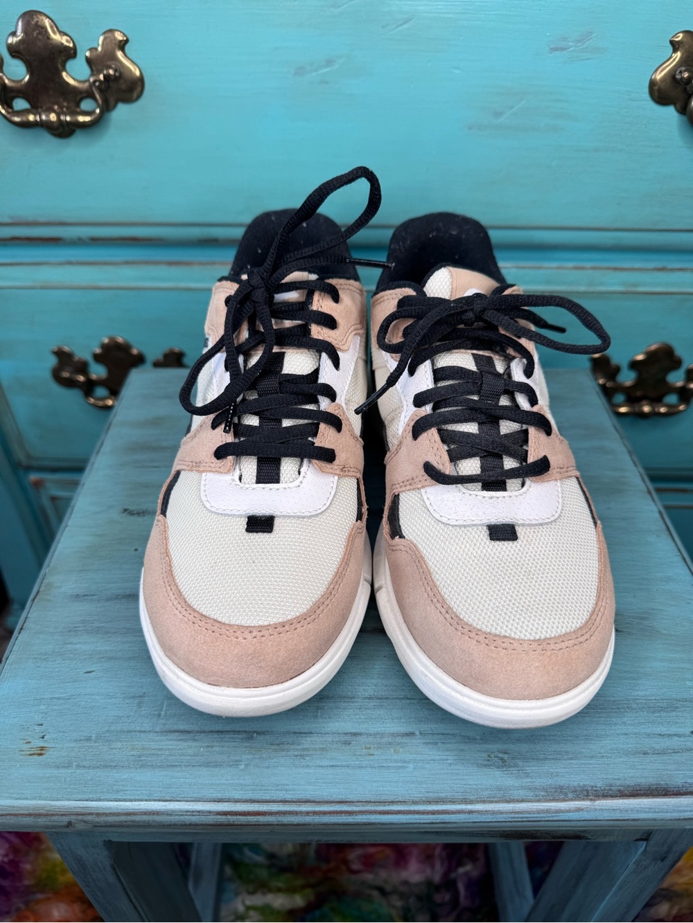 Sorel Women's Sneakers in Blush, White & Black